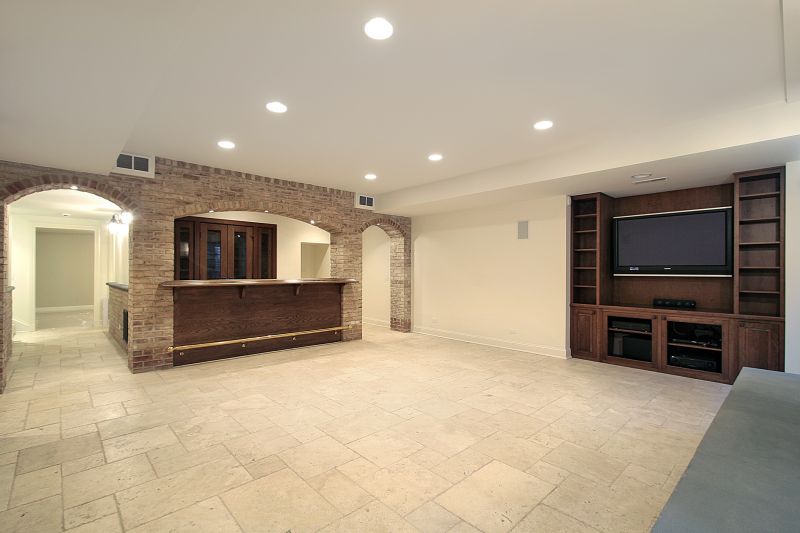 Basement Entertainment Area