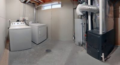 Basement Utility Room